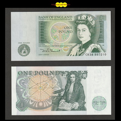 Bank of England £1 Note (CR38 997210)